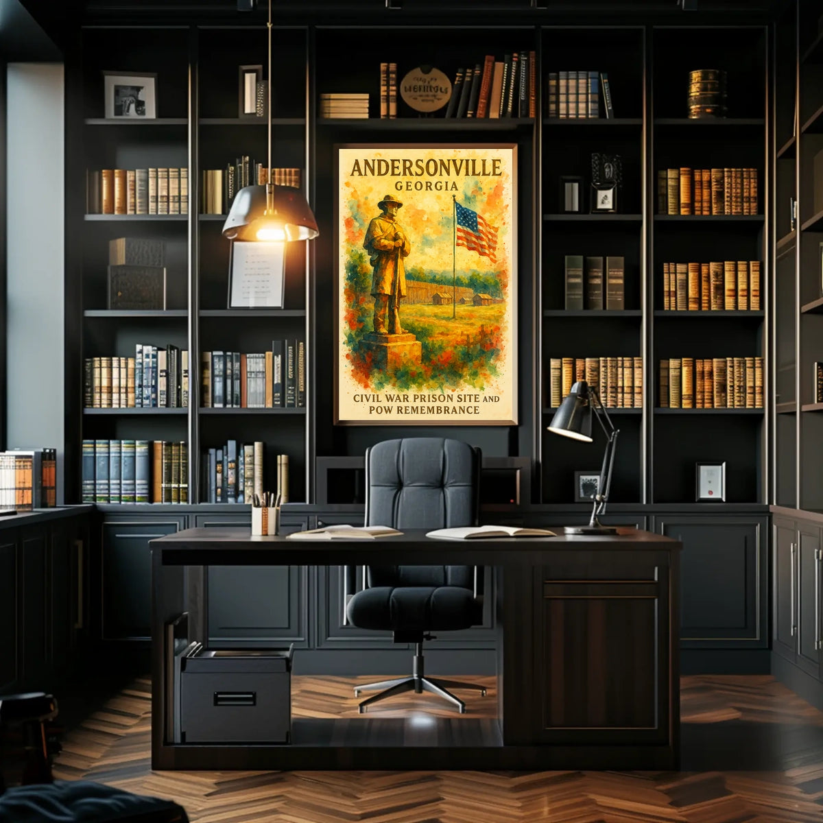 Andersonville Civil War Site Poster