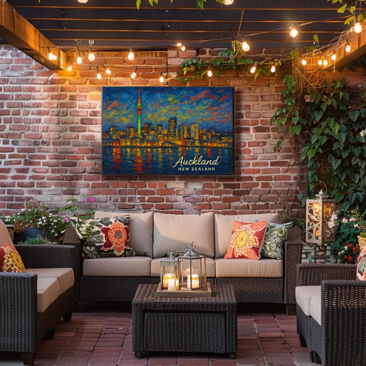 Auckland Skyline Poster