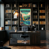 Michigan Scenic Landscape Poster