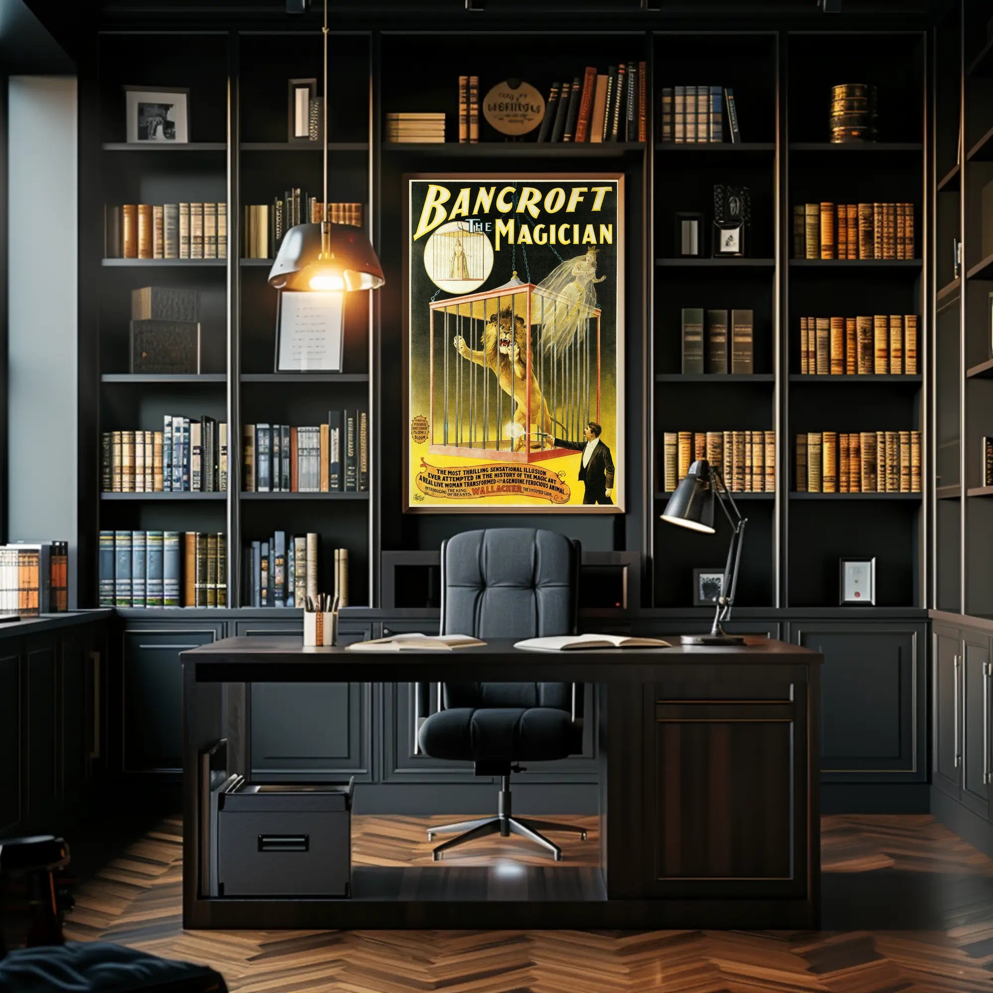 Bancroft The Magician Vintage Poster - Cultural or Heritage Poster