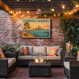 Coastal Serenity Corpus Christi Poster Print