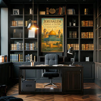 Jerusalem Cradle of Faiths Poster