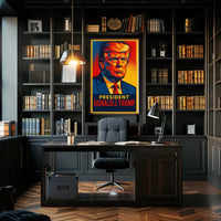 Donald J. Trump President Poster