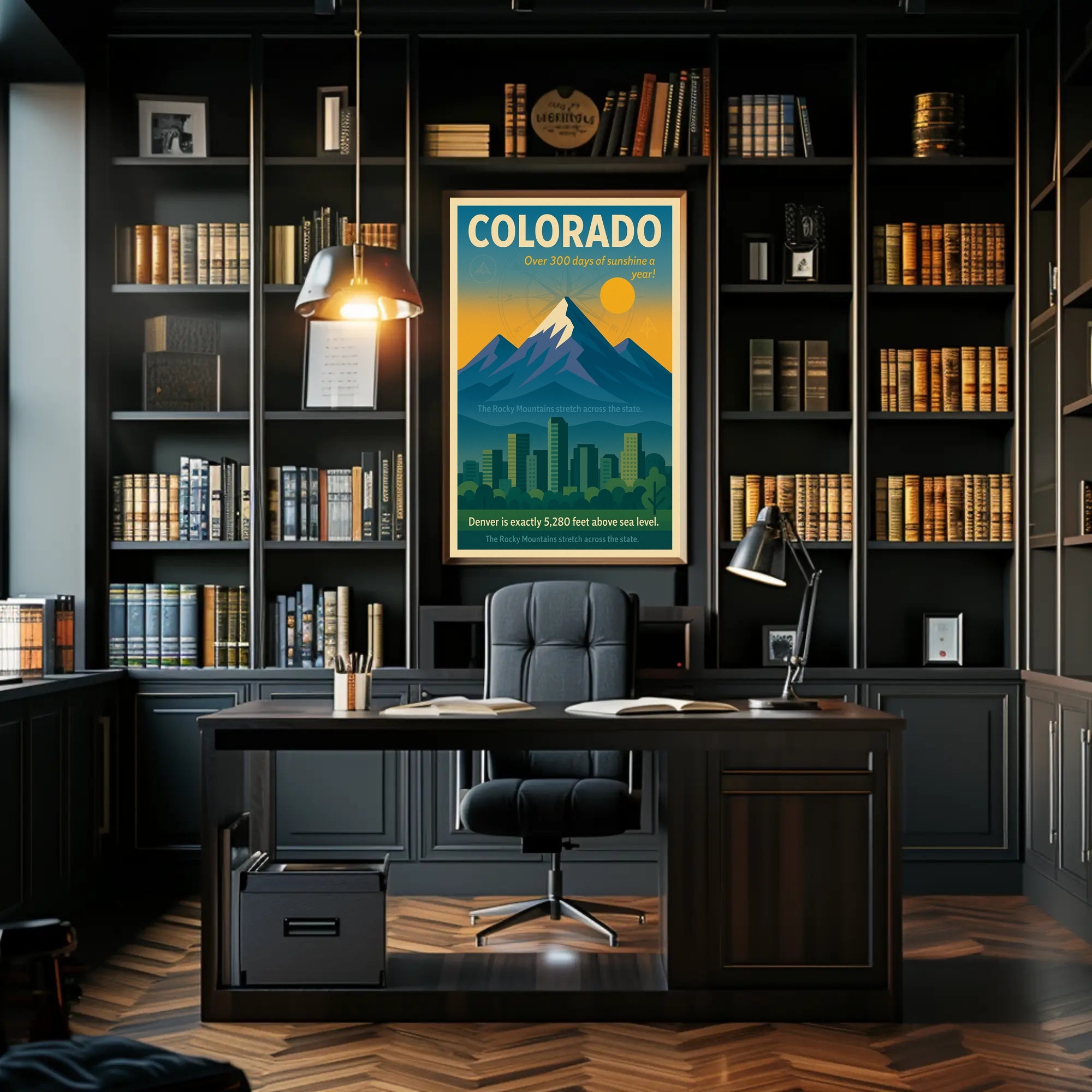Discover Colorado Wall Art Print PosterGoat