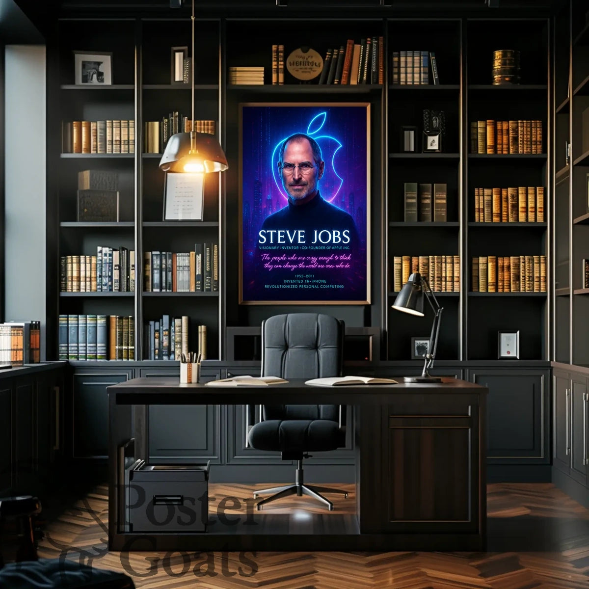 Steve Jobs Visionary Quote Motivational or Quote Poster