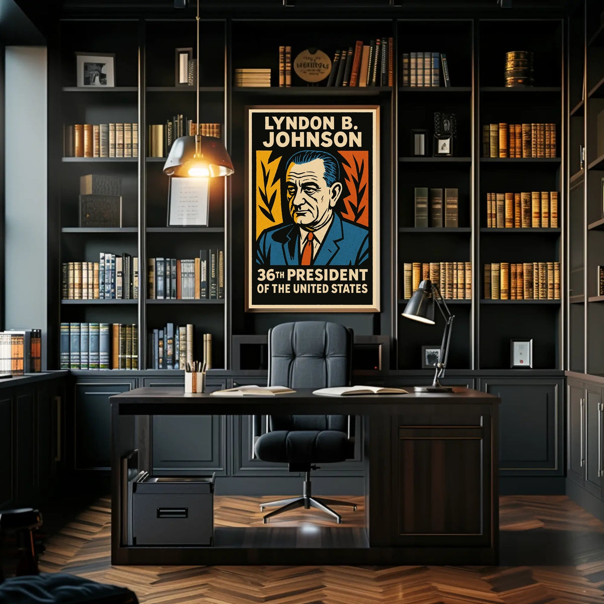 Lyndon B. Johnson 36th President Poster