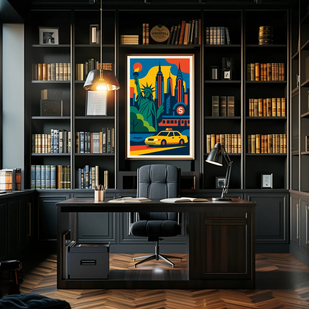 Vibrant New York City Poster