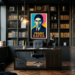 Franz Kafka Portrait Poster