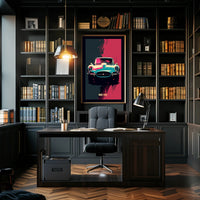 Retro Car Art Poster PosterGoat