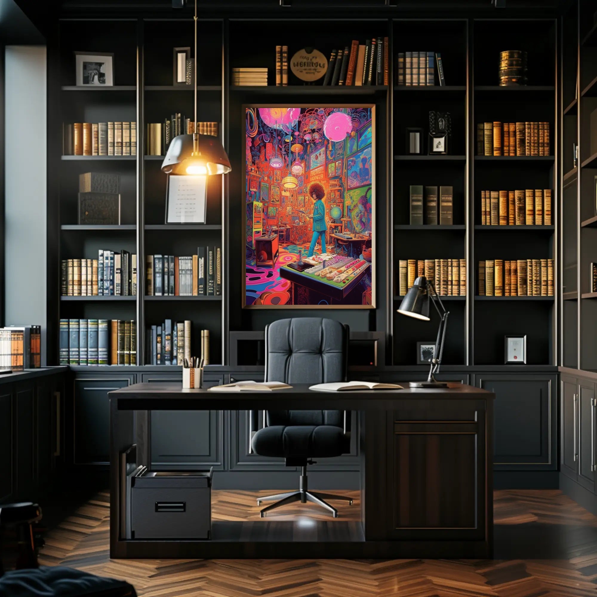 Psychedelic Studio Vibes Poster