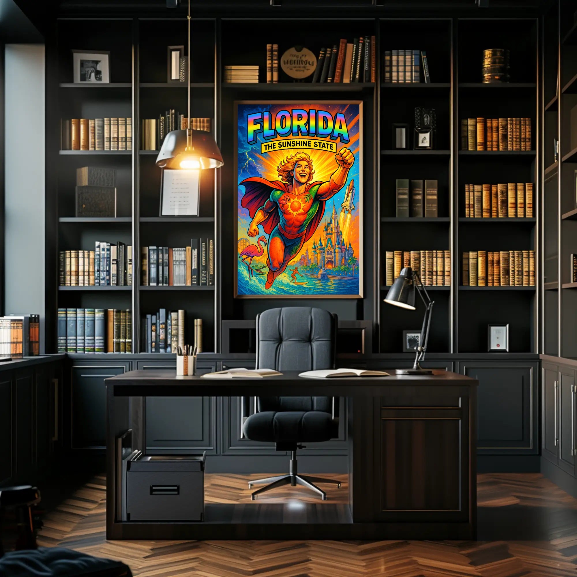 Florida The Sunshine State Poster PosterGoat