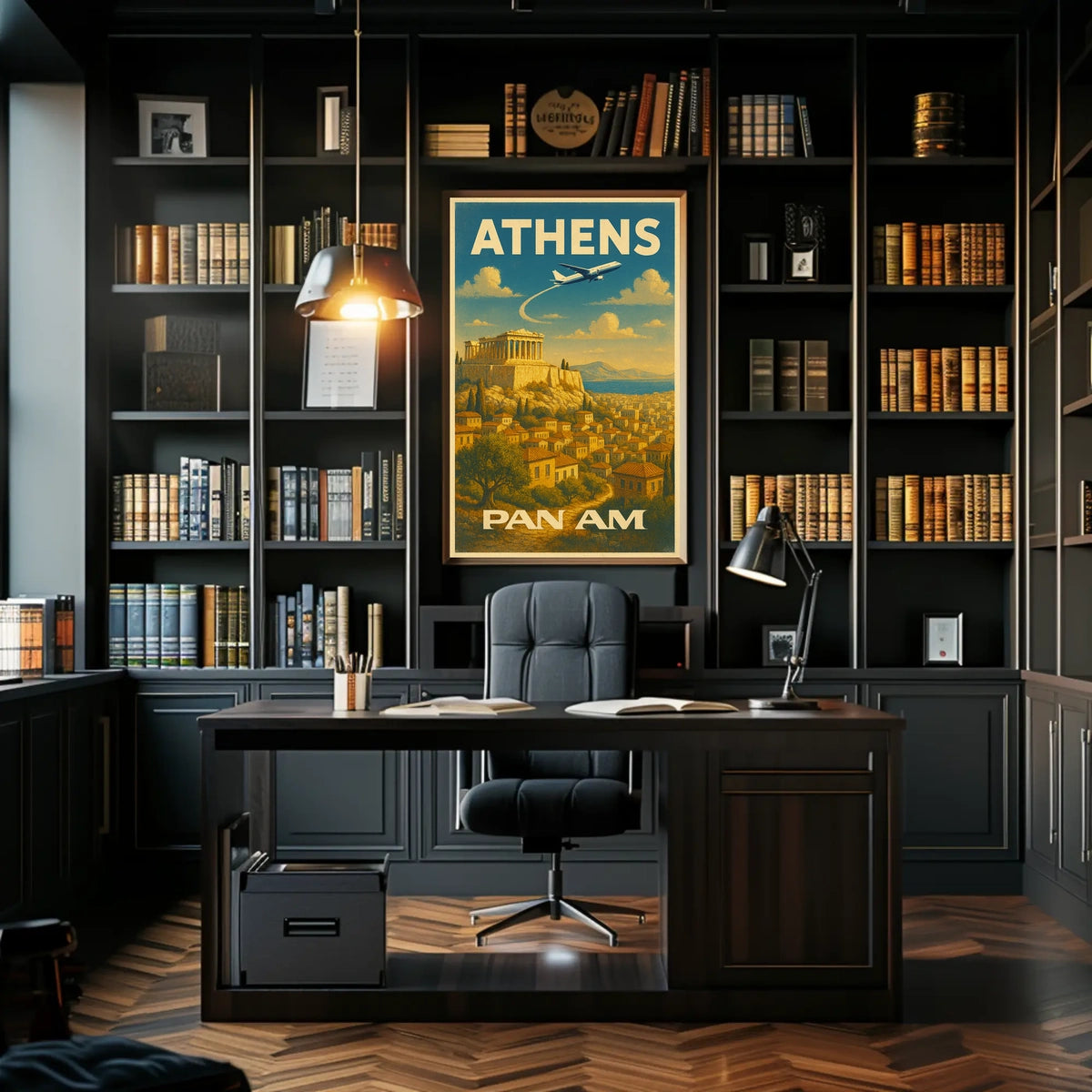 Athens Travel Poster