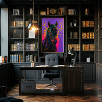 Electrifying Equine Poster