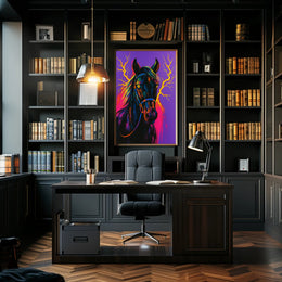 Electrifying Equine Poster