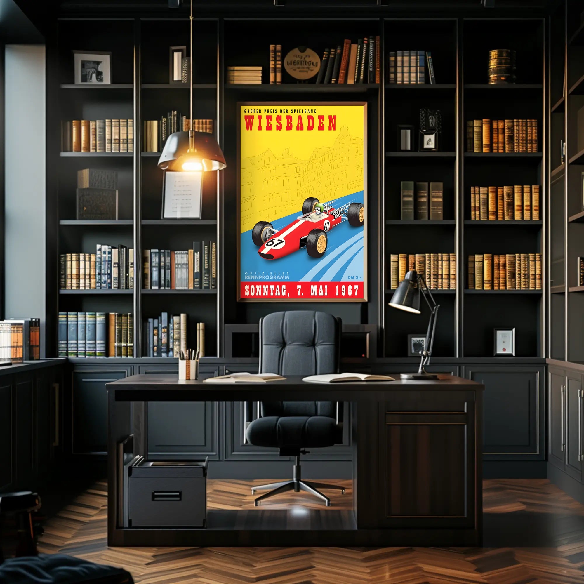 Großer Preis der Spielbank Wiesbaden 1967 Poster