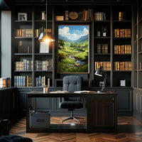 Tranquil Countryside Landscape Poster