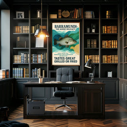 Barramundi The Aussie Delicacy Poster
