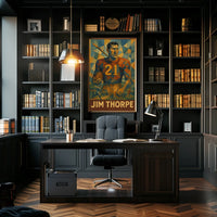 Jim Thorpe Legendary Athlete Poster