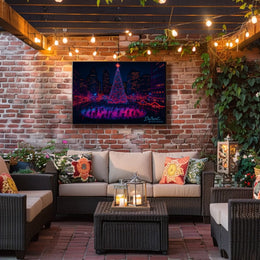 Detroit Holiday Skating Rink Poster