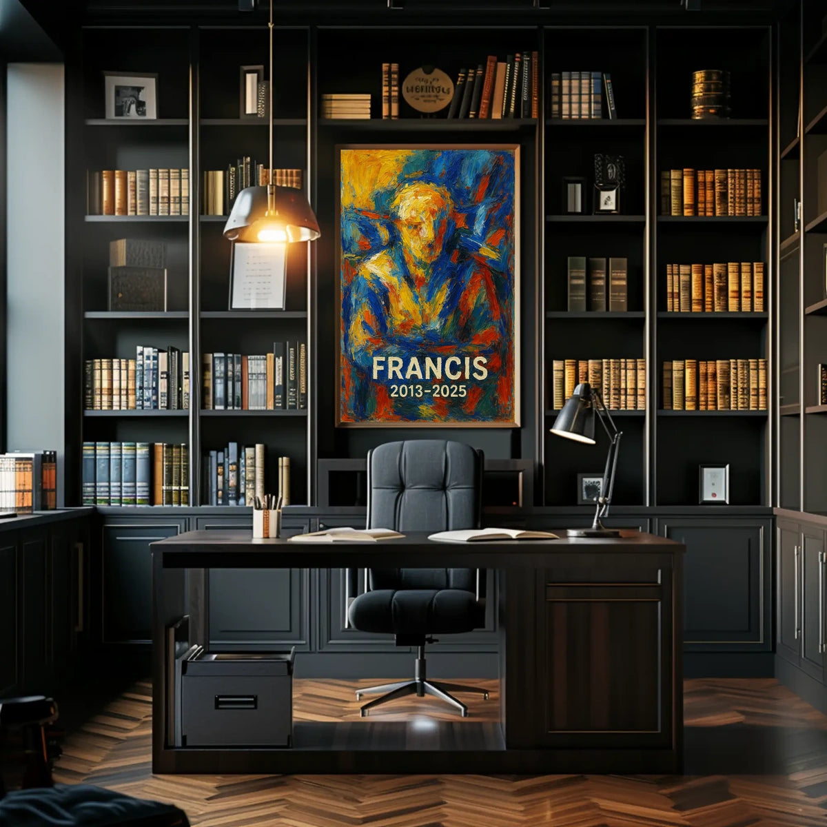 Francis A Colorful Tribute Poster