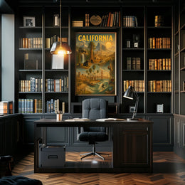 California Dreamscape Poster