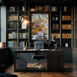 AutumnS First Snow Poster