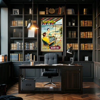 Discover Australia With Qantas Poster