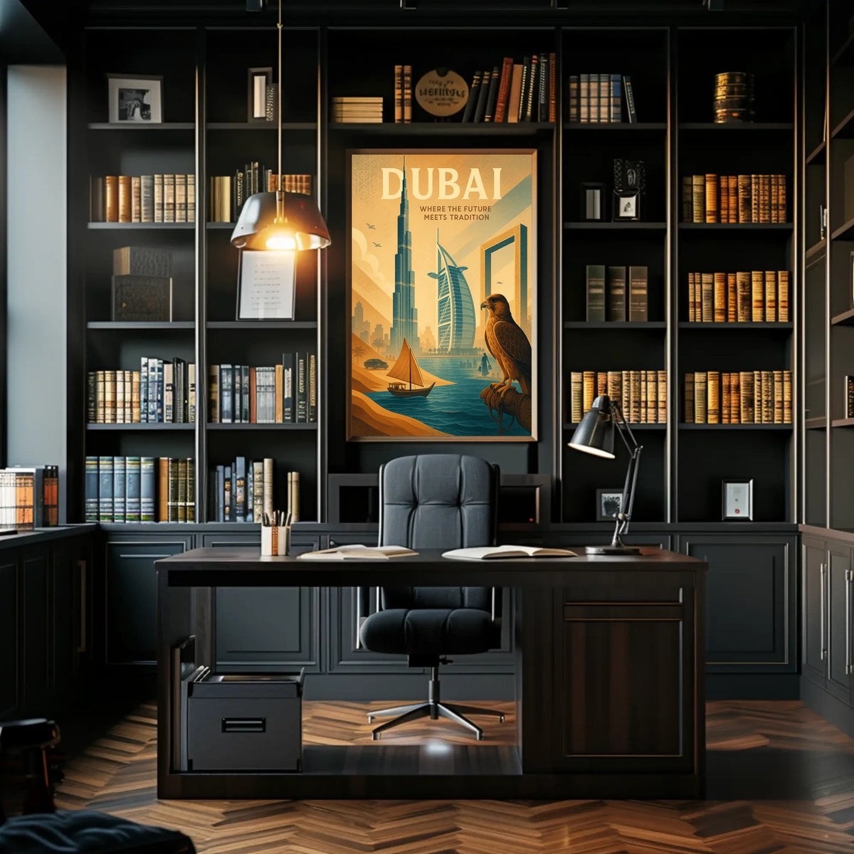 Dubai Poster For Modern Homes Harmonious Heritage Decor