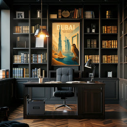 Dubai Poster For Modern Homes Harmonious Heritage Decor