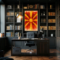 Radiant Sunburst Poster