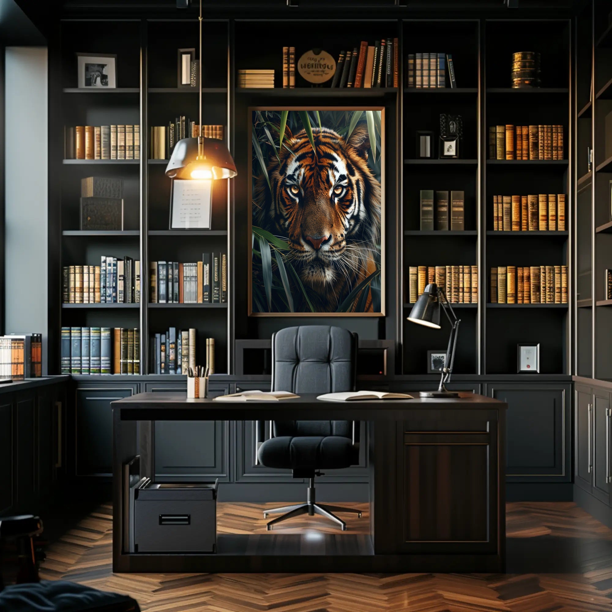 Majestic Tiger Wall Art Poster for Home Decor PosterGoat