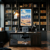Great Sand Dunes Travel Poster Vintage Wall Art