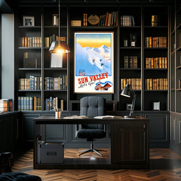 Sun Valley Ski Adventure Poster PosterGoat