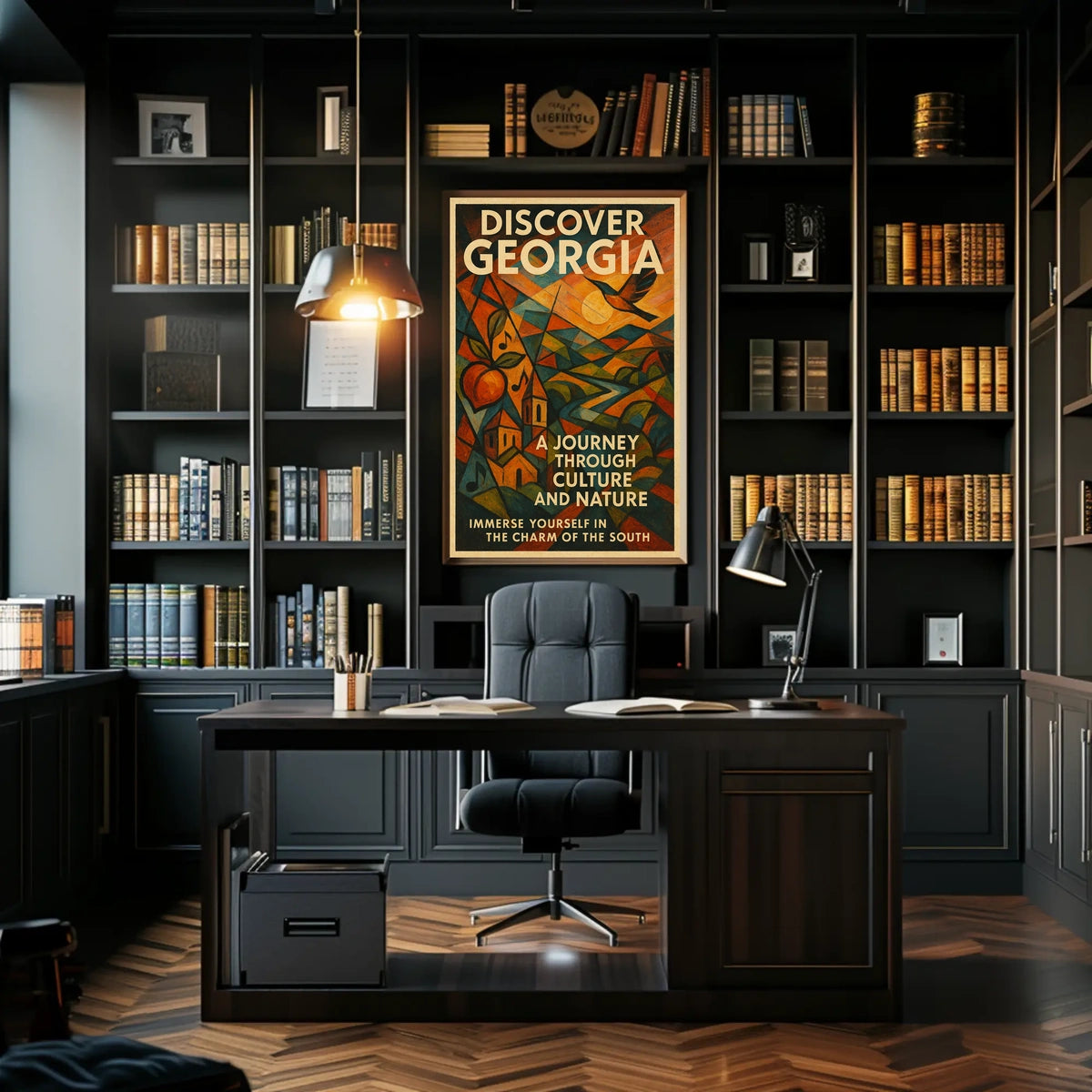 Discover Georgia A Journey Through Poster