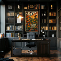 Discover Georgia A Journey Through Poster