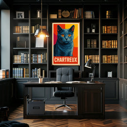 Chartreux Cat Poster