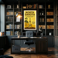 North Dakota Highlights Poster