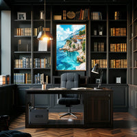 Albania Albanian Riviera Coastal View Poster