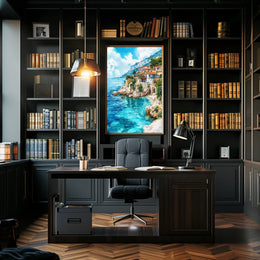 Albania Albanian Riviera Coastal View Poster