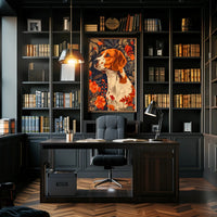 Autumn Canine Elegance Wall Art Print