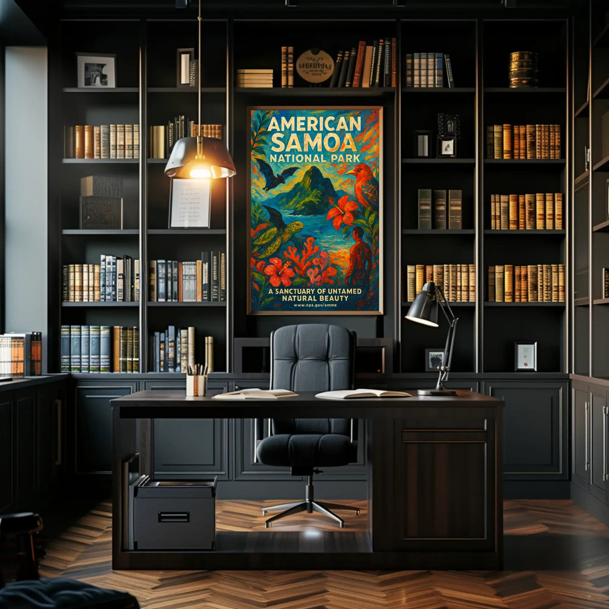 American Samoa National Park Travel Poster