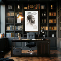 Jamaica NeoClassical Realism Portrait Poster PosterGoat