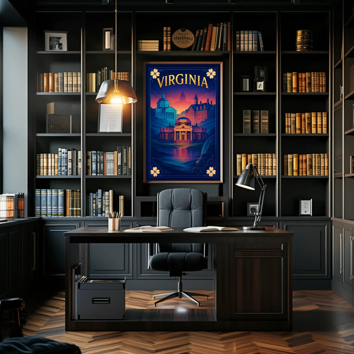 Virginia A Historical Tribute Poster