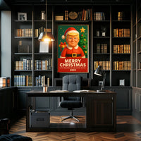 Santa Claus 2025 Presidential Christmas Political Poster