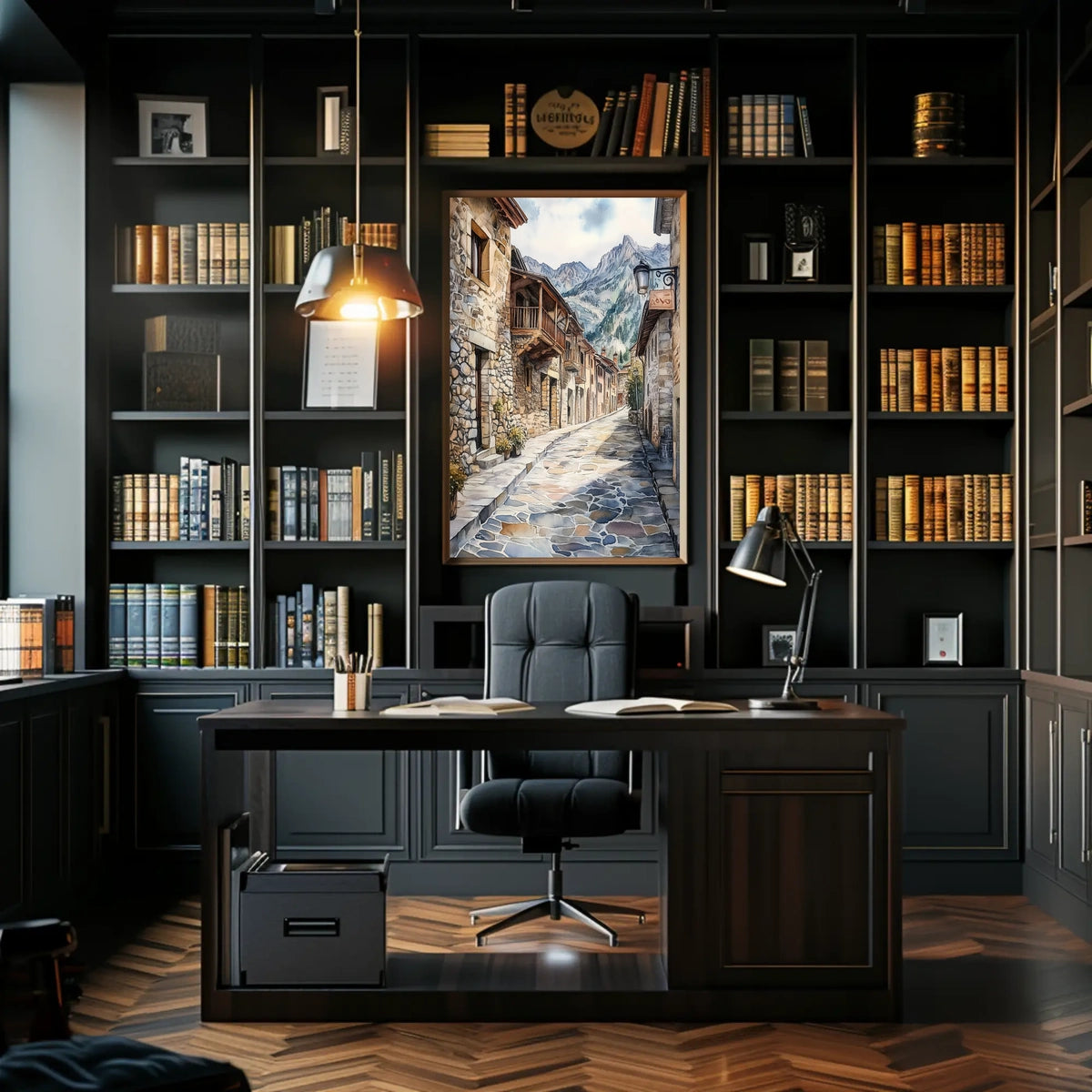 Andorra Andorra la Vella Old Town View Poster