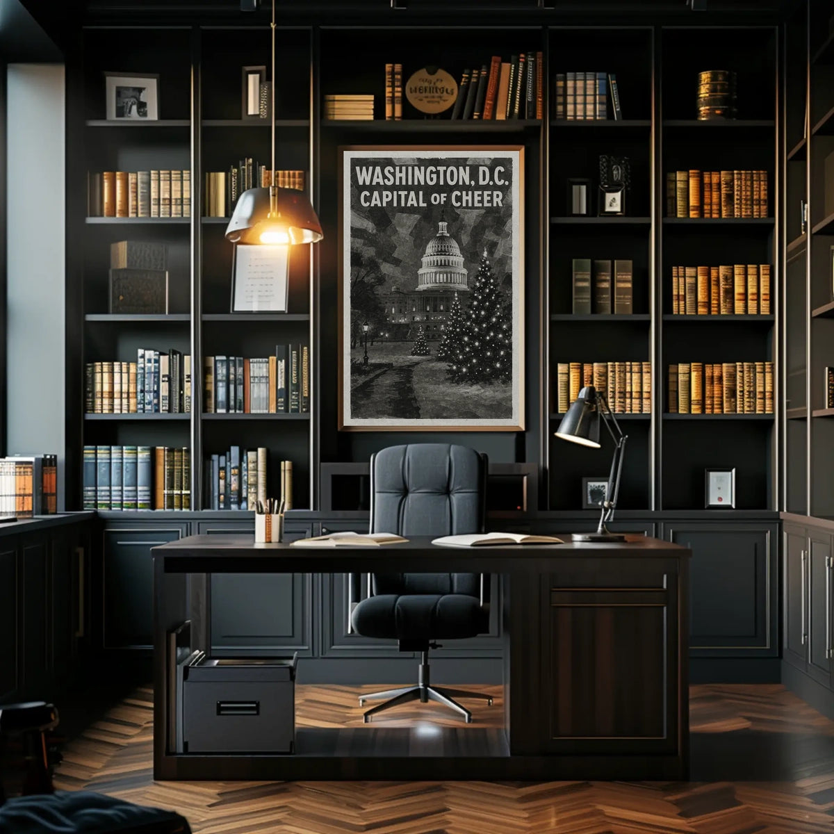 Washington DC Capital Of Cheer Poster