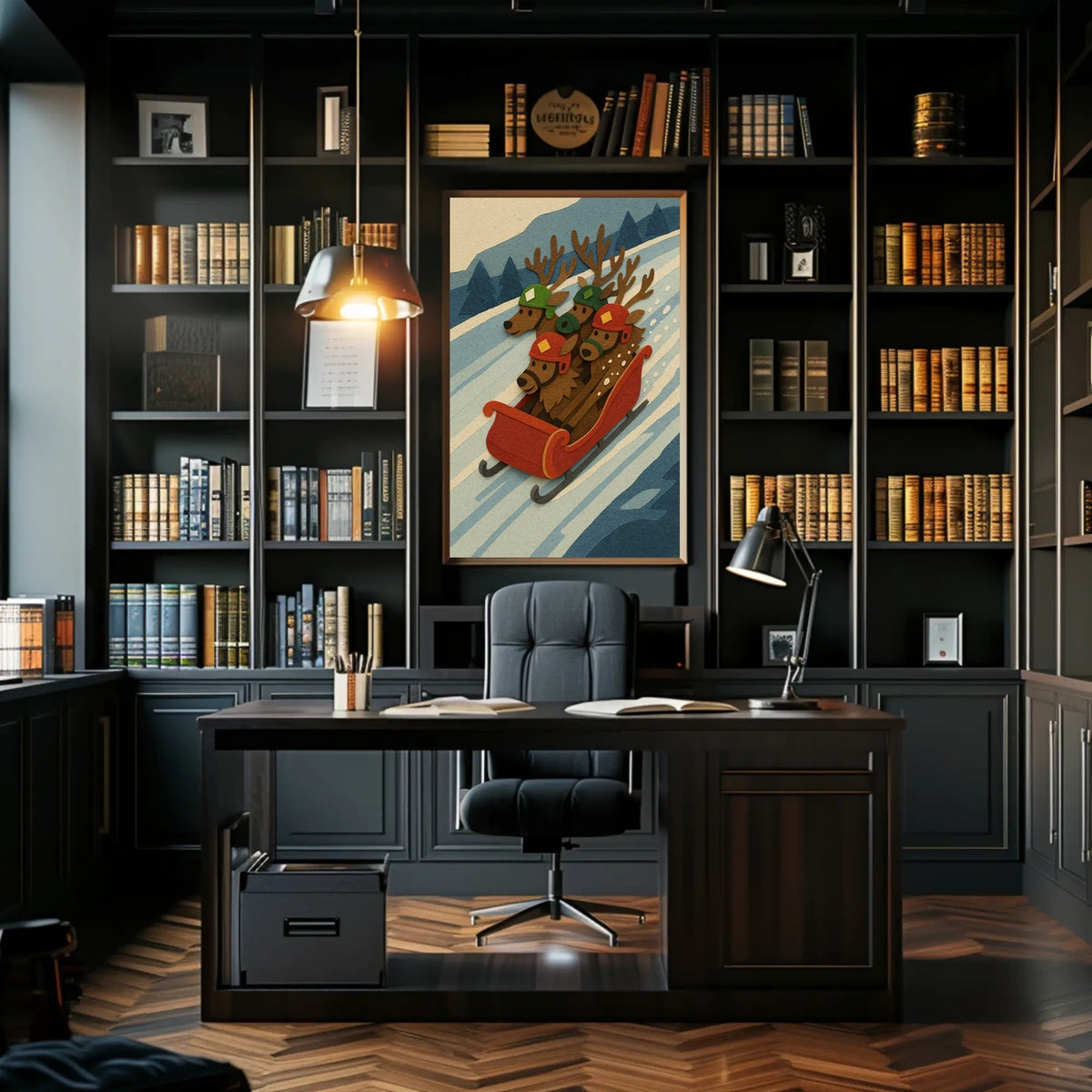 Reindeer Racing Adventure Poster