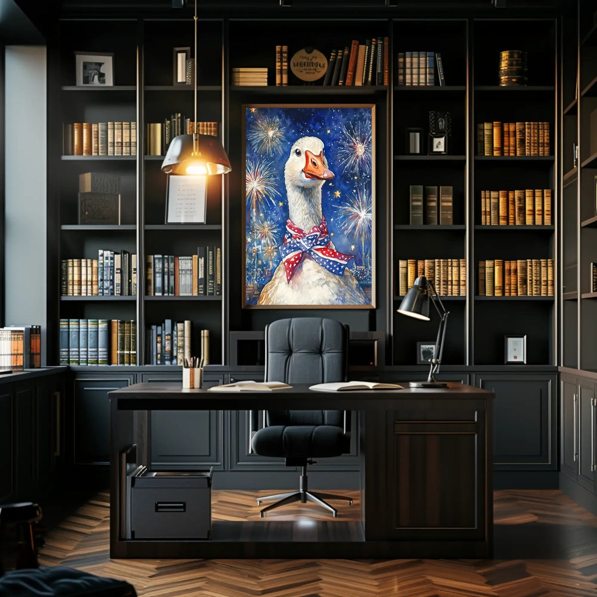 patriotic goose Poster