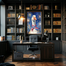 patriotic goose Poster