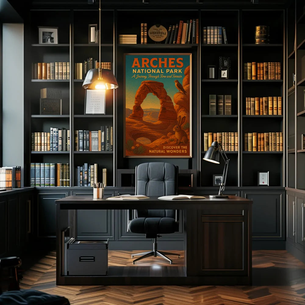 Arches Architectural Elegance Art Poster